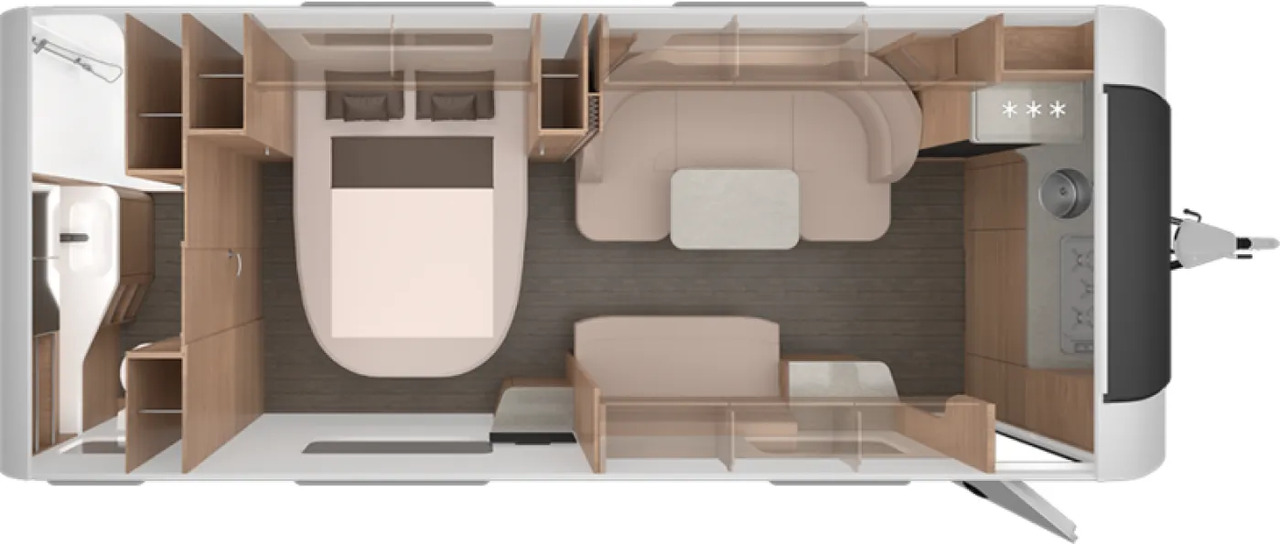 Wohnwagen Knaus Südwind 650 PXB 60 YEARS - Caravan: afbeelding 2 Wohnwagen Knaus Südwind 650 PXB 60 YEARS - Caravan: afbeelding 2