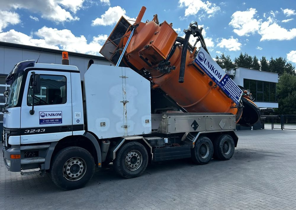 Mercedes-Benz ACTROS 3243 KAISER AQUASTER WUKO - Vacuümwagen: afbeelding 1 Mercedes-Benz ACTROS 3243 KAISER AQUASTER WUKO - Vacuümwagen: afbeelding 1