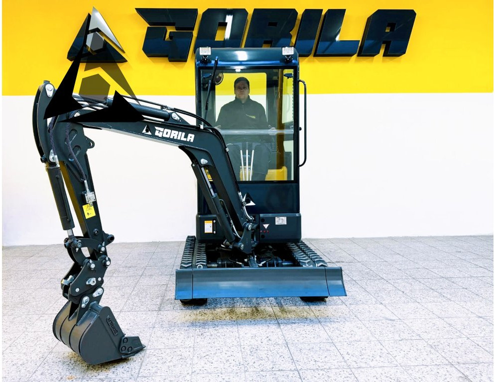 Pásový minibagr GORILA G18SE I PRO CAB - Minigraafmachine: afbeelding 4 Pásový minibagr GORILA G18SE I PRO CAB - Minigraafmachine: afbeelding 4