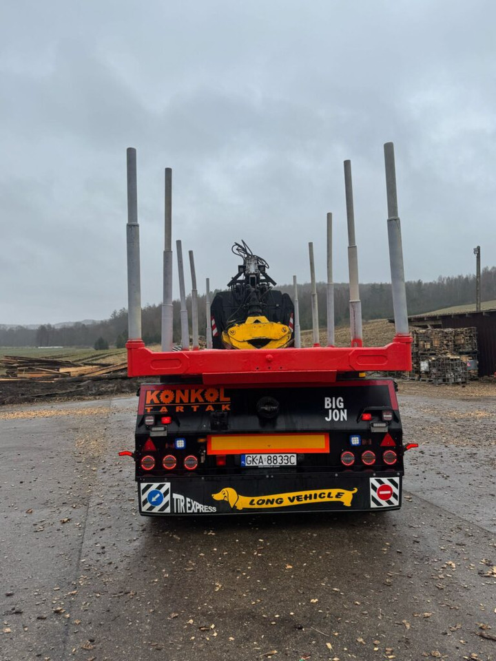 NACZEPA Z DŹWIGIEM DO DREWNA - Houtoplegger: afbeelding 2 NACZEPA Z DŹWIGIEM DO DREWNA - Houtoplegger: afbeelding 2