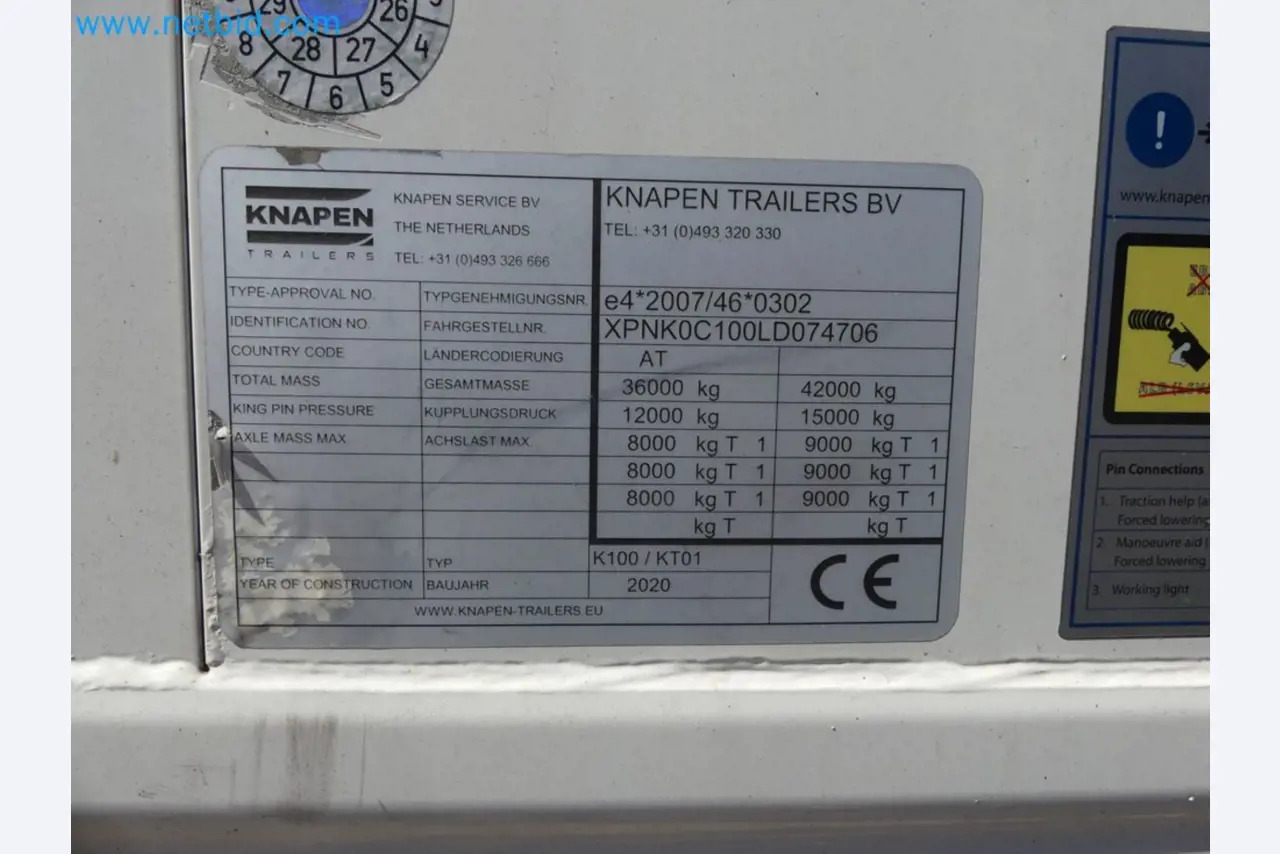 KNAPEN K100 - Oplegger: afbeelding 4 KNAPEN K100 - Oplegger: afbeelding 4