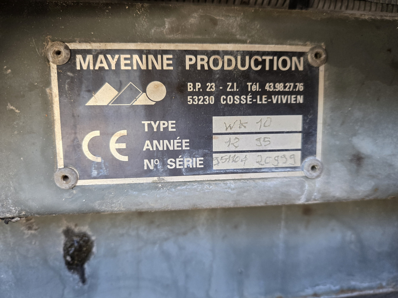 Secmair MAUGUIN MARREL - Bouwmachine, Vrachtwagen: afbeelding 3 Secmair MAUGUIN MARREL - Bouwmachine, Vrachtwagen: afbeelding 3