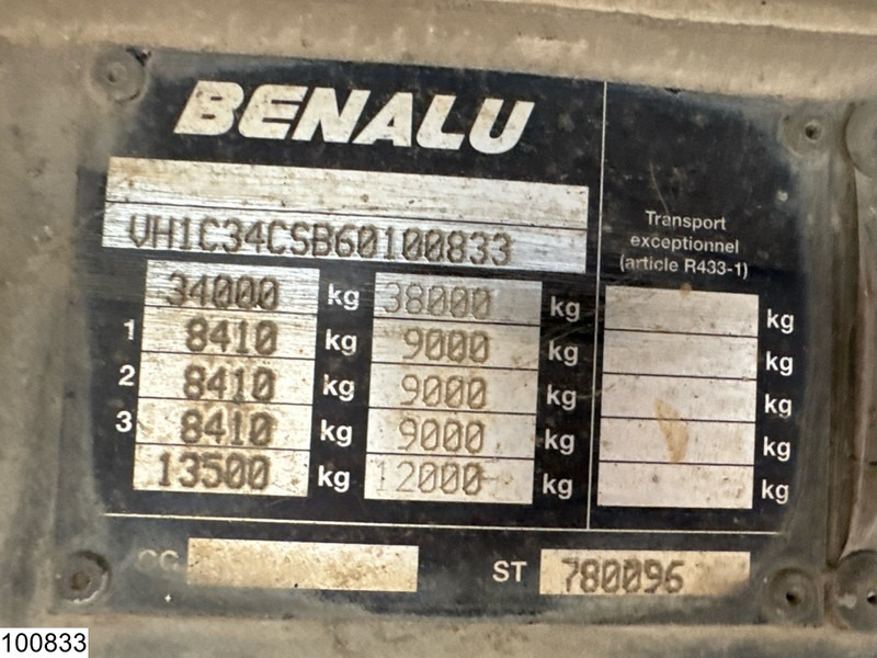 Benalu kipper 25.6 m3 - Kipper oplegger: afbeelding 4 Benalu kipper 25.6 m3 - Kipper oplegger: afbeelding 4