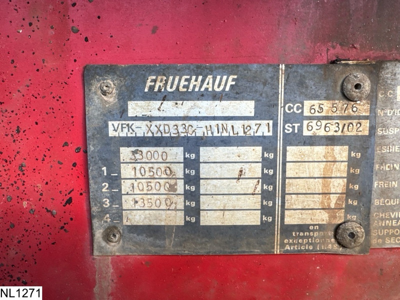 Fruehauf kipper 17 M3, Steel Suspension - Kipper oplegger: afbeelding 4 Fruehauf kipper 17 M3, Steel Suspension - Kipper oplegger: afbeelding 4