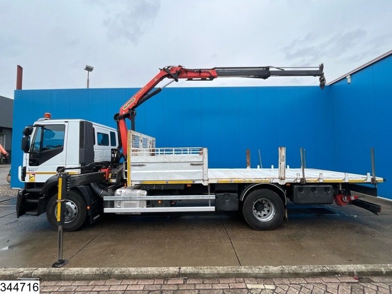 Vrachtwagen met open laadbak, Kraanwagen Iveco Stralis 310 EURO 6, Palfinger, Remote, Steelsuspension: afbeelding 14