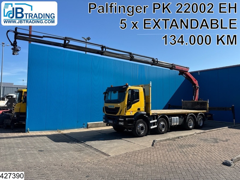 Iveco X-Way 480 8X4, EURO 6D, Retarder, Palfinger - Vrachtwagen met open laadbak, Kraanwagen: afbeelding 1 Iveco X-Way 480 8X4, EURO 6D, Retarder, Palfinger - Vrachtwagen met open laadbak, Kraanwagen: afbeelding 1
