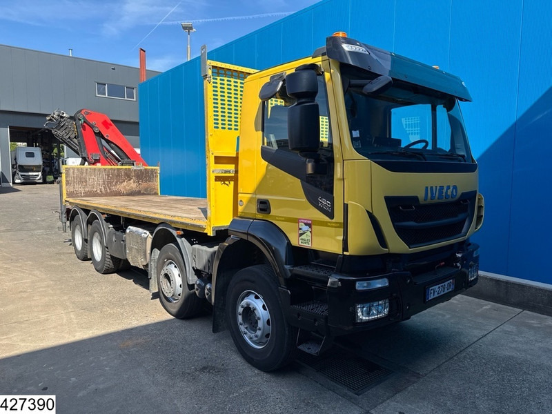 Iveco X-Way 480 8X4, EURO 6D, Retarder, Palfinger - Vrachtwagen met open laadbak, Kraanwagen: afbeelding 3 Iveco X-Way 480 8X4, EURO 6D, Retarder, Palfinger - Vrachtwagen met open laadbak, Kraanwagen: afbeelding 3