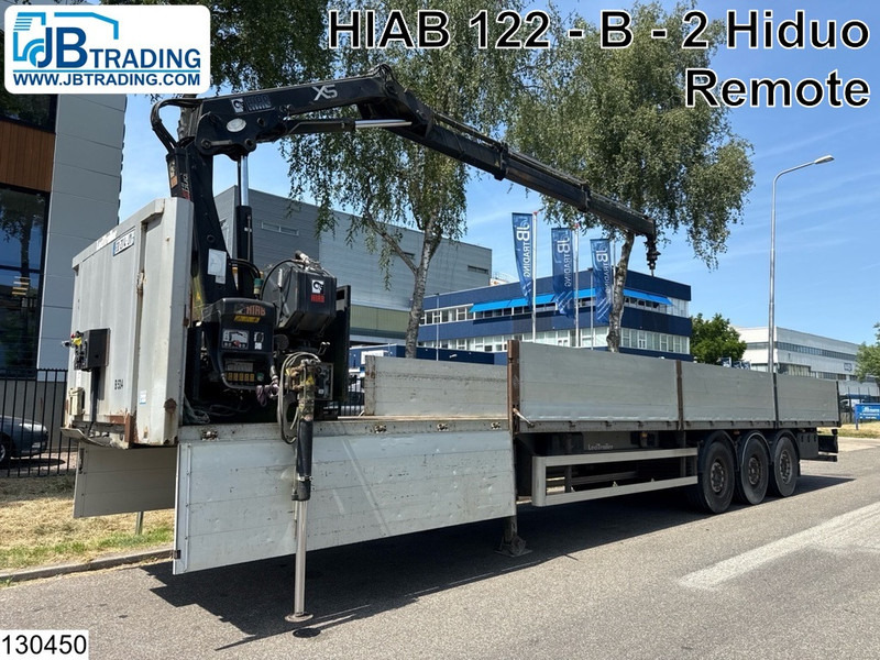 Lecitrailer open laadbak HIAB, Remote - Open bak met boorden oplegger: afbeelding 1 Lecitrailer open laadbak HIAB, Remote - Open bak met boorden oplegger: afbeelding 1