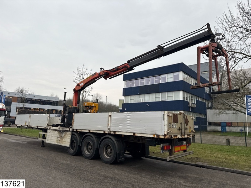 Lecitrailer open laadbak Palfinger PK15500, Remote - Open bak met boorden oplegger: afbeelding 2 Lecitrailer open laadbak Palfinger PK15500, Remote - Open bak met boorden oplegger: afbeelding 2
