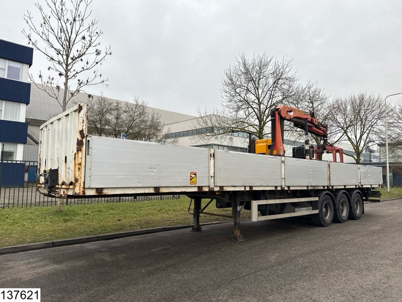 Lecitrailer open laadbak Palfinger PK15500, Remote - Open bak met boorden oplegger: afbeelding 5 Lecitrailer open laadbak Palfinger PK15500, Remote - Open bak met boorden oplegger: afbeelding 5