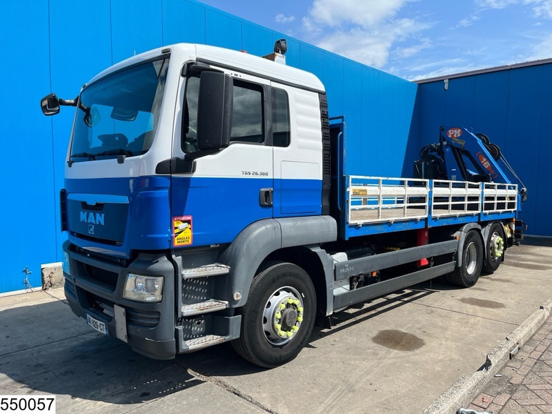 MAN TGS 26 360 6x4, EURO 5, PM, Remote, Hydrodrive - Vrachtwagen met open laadbak, Kraanwagen: afbeelding 2 MAN TGS 26 360 6x4, EURO 5, PM, Remote, Hydrodrive - Vrachtwagen met open laadbak, Kraanwagen: afbeelding 2