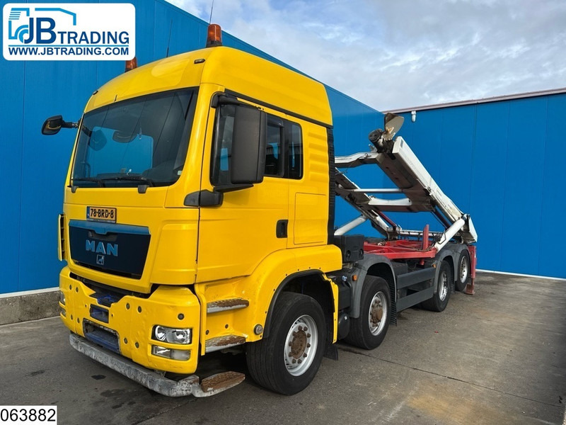 MAN TGS 34 480 8x2 / 8x4, EURO 5, Silosteller - Containertransporter/ Wissellaadbak vrachtwagen: afbeelding 1 MAN TGS 34 480 8x2 / 8x4, EURO 5, Silosteller - Containertransporter/ Wissellaadbak vrachtwagen: afbeelding 1