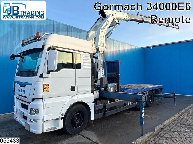 MAN TGX 26 440 6x2. EURO 6, Gormach, Remote, Retarder - Vrachtwagen met open laadbak, Kraanwagen: afbeelding 1 MAN TGX 26 440 6x2. EURO 6, Gormach, Remote, Retarder - Vrachtwagen met open laadbak, Kraanwagen: afbeelding 1
