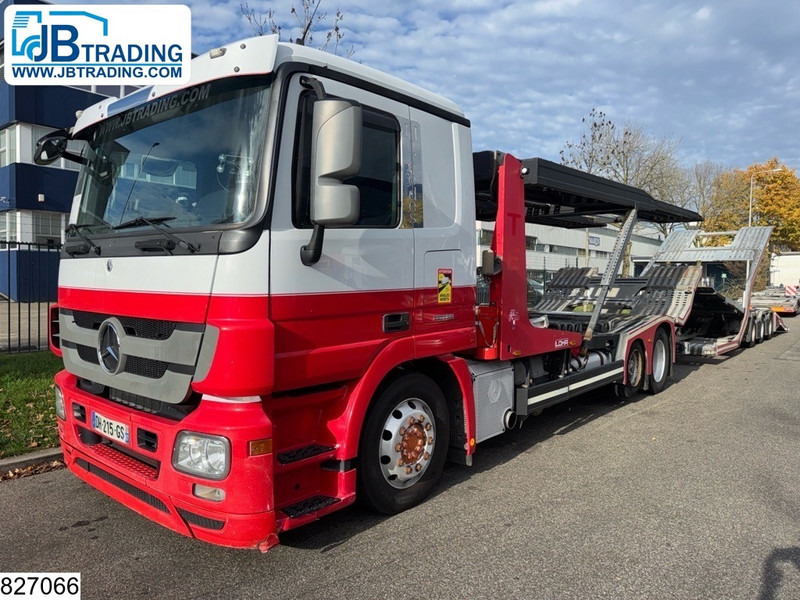 Mercedes-Benz Actros 2544 EURO 5, Lohr, Retarder, Combi - Autovrachtwagen vrachtwagen: afbeelding 1 Mercedes-Benz Actros 2544 EURO 5, Lohr, Retarder, Combi - Autovrachtwagen vrachtwagen: afbeelding 1