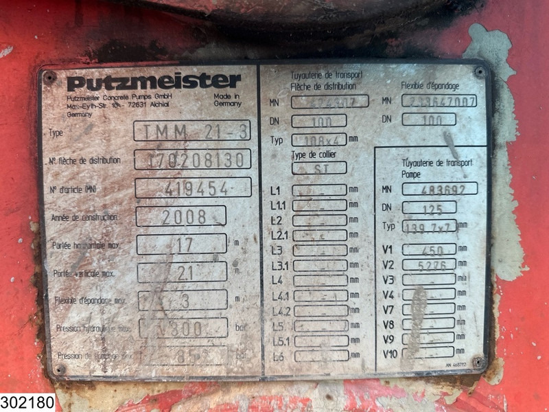 Leasing Mercedes-Benz Actros 3241 8x4, PUMI, Putzmeister, 21 MTR, Telligent 16 Mercedes-Benz Actros 3241 8x4, PUMI, Putzmeister, 21 MTR, Telligent 16: afbeelding 11 Leasing Mercedes-Benz Actros 3241 8x4, PUMI, Putzmeister, 21 MTR, Telligent 16 Mercedes-Benz Actros 3241 8x4, PUMI, Putzmeister, 21 MTR, Telligent 16: afbeelding 11
