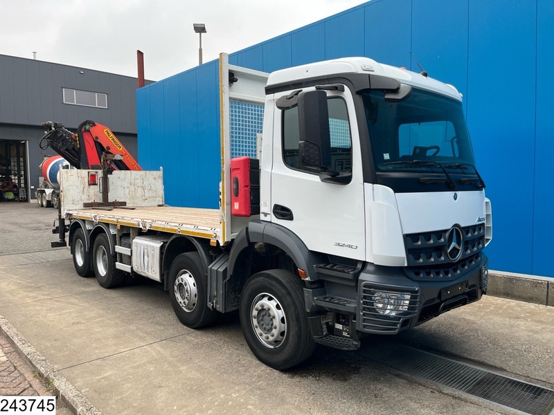 Mercedes-Benz Arocs 3240 8X4, EURO 6, Steel suspension, Palfinger - Vrachtwagen met open laadbak, Kraanwagen: afbeelding 3 Mercedes-Benz Arocs 3240 8X4, EURO 6, Steel suspension, Palfinger - Vrachtwagen met open laadbak, Kraanwagen: afbeelding 3