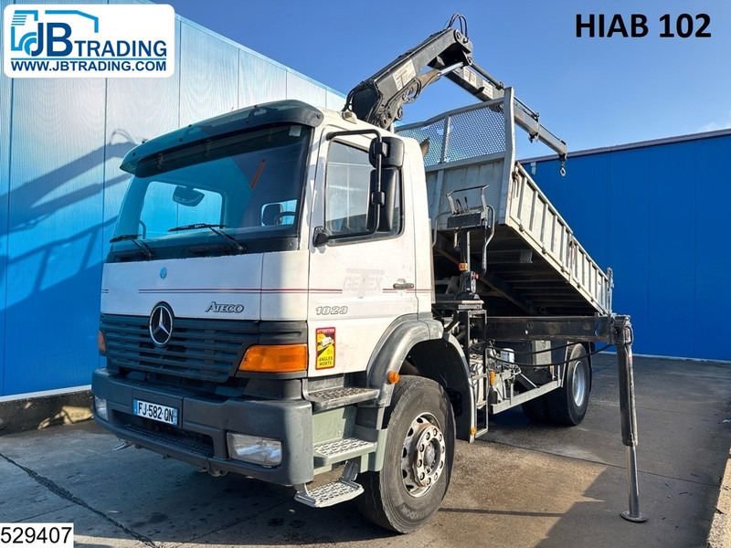 Mercedes-Benz Atego 1828 Manual, Steel Suspension, HIAB - Kipper vrachtwagen, Kraanwagen: afbeelding 1 Mercedes-Benz Atego 1828 Manual, Steel Suspension, HIAB - Kipper vrachtwagen, Kraanwagen: afbeelding 1