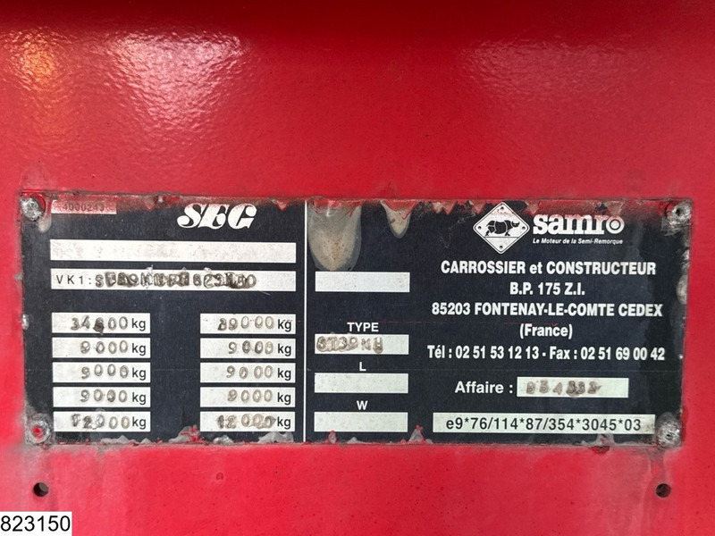 Samro Bitum 23780 Litres, 1 compartment - Tankoplegger: afbeelding 5 Samro Bitum 23780 Litres, 1 compartment - Tankoplegger: afbeelding 5