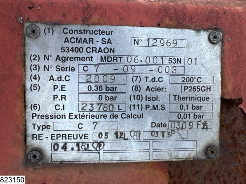 Samro Bitum 23780 Litres, 1 compartment - Tankoplegger: afbeelding 4 Samro Bitum 23780 Litres, 1 compartment - Tankoplegger: afbeelding 4