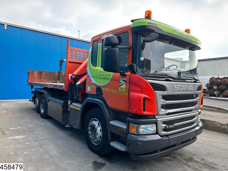 Scania P 340 6x2, CNG, Retarder, Palfinger, Remote - Kipper vrachtwagen, Kraanwagen: afbeelding 3 Scania P 340 6x2, CNG, Retarder, Palfinger, Remote - Kipper vrachtwagen, Kraanwagen: afbeelding 3
