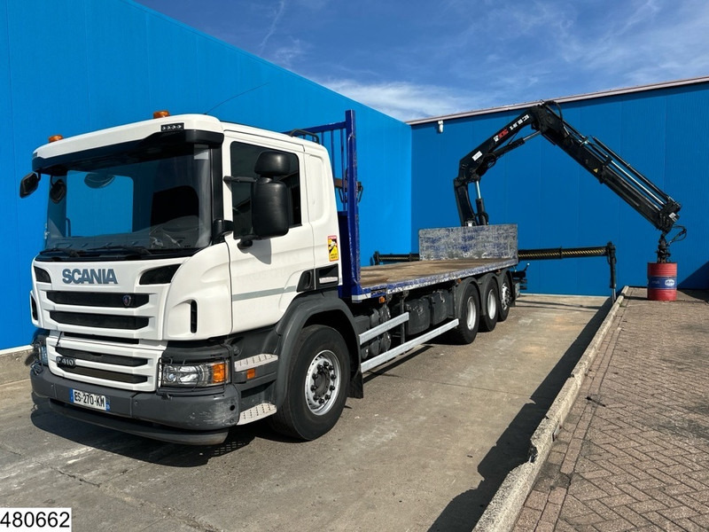Scania P 410 8x4, EURO 6, HIAB, Remote, Steeringaxle - Vrachtwagen met open laadbak, Kraanwagen: afbeelding 5 Scania P 410 8x4, EURO 6, HIAB, Remote, Steeringaxle - Vrachtwagen met open laadbak, Kraanwagen: afbeelding 5