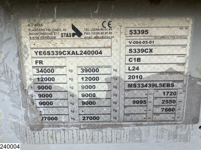 Stas kipper 23.19 m3, Lift axle - Kipper oplegger: afbeelding 4 Stas kipper 23.19 m3, Lift axle - Kipper oplegger: afbeelding 4