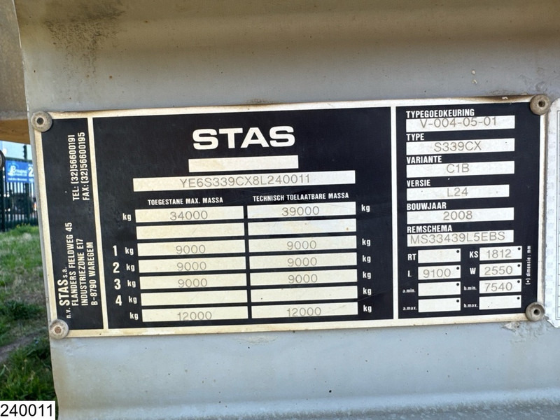 Stas kipper 26 m3 - Kipper oplegger: afbeelding 4 Stas kipper 26 m3 - Kipper oplegger: afbeelding 4