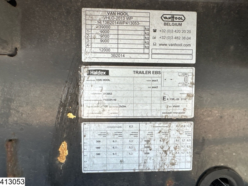 Van Hool gesloten bak - Gesloten oplegger: afbeelding 4 Van Hool gesloten bak - Gesloten oplegger: afbeelding 4