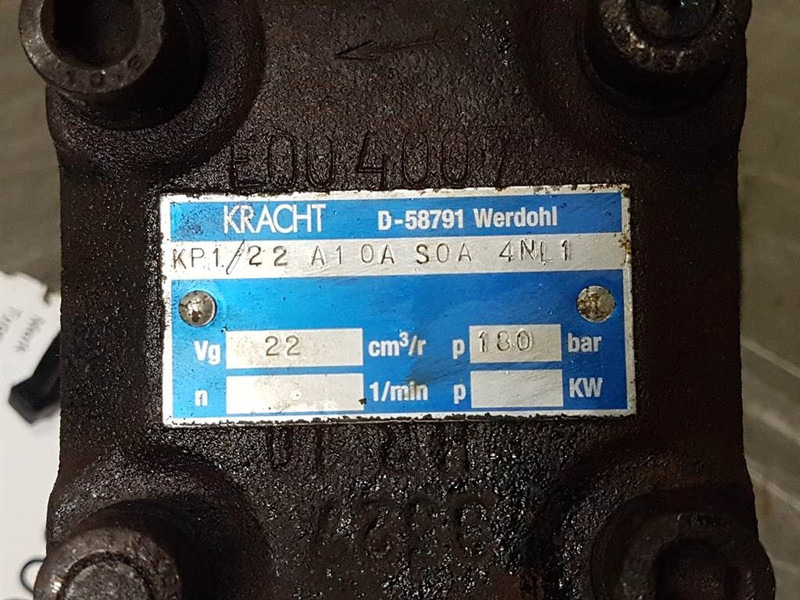 Kracht KP1/22A10AS0A - Gearpump/Zahnradpumpe - Hydraulica voor Bouwmachine: afbeelding 4 Kracht KP1/22A10AS0A - Gearpump/Zahnradpumpe - Hydraulica voor Bouwmachine: afbeelding 4