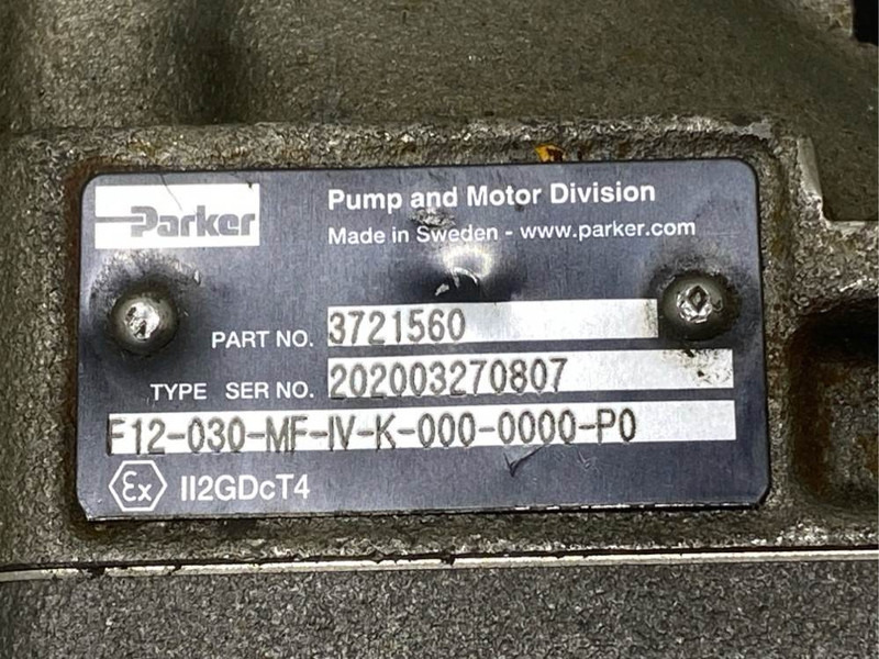 Parker F12-030-MF-IV-K - 3721560 - Drive motor/Fahrmotor - Hydraulica voor Bouwmachine: afbeelding 5 Parker F12-030-MF-IV-K - 3721560 - Drive motor/Fahrmotor - Hydraulica voor Bouwmachine: afbeelding 5