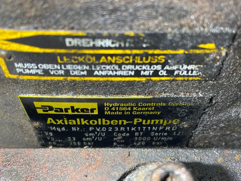 Parker PV023R1K1T1NFRD - Load sensing pump - Hydraulica voor Bouwmachine: afbeelding 4 Parker PV023R1K1T1NFRD - Load sensing pump - Hydraulica voor Bouwmachine: afbeelding 4