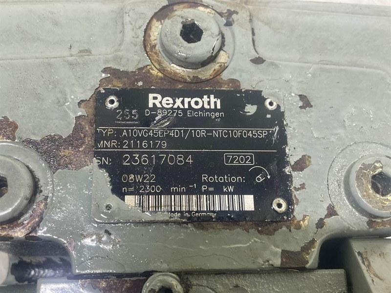 Rexroth A10VG45EP4D1/10R-Drive pump/Fahrpumpe/Rijpomp - Hydraulica voor Bouwmachine: afbeelding 4 Rexroth A10VG45EP4D1/10R-Drive pump/Fahrpumpe/Rijpomp - Hydraulica voor Bouwmachine: afbeelding 4