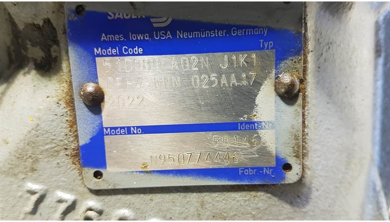 Sauer Sundstrand 51D080AD2N -Drive motor/Fahrmotor - Hydraulica: afbeelding 4 Sauer Sundstrand 51D080AD2N -Drive motor/Fahrmotor - Hydraulica: afbeelding 4