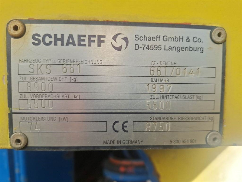 Schaeff SKS 661 - Wiellader: afbeelding 4 Schaeff SKS 661 - Wiellader: afbeelding 4