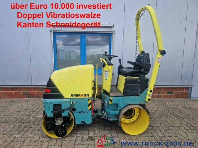 Ammann AV 16-2 Tandem Vibrationswalze Kanten Schneider - Wals: afbeelding 1 Ammann AV 16-2 Tandem Vibrationswalze Kanten Schneider - Wals: afbeelding 1