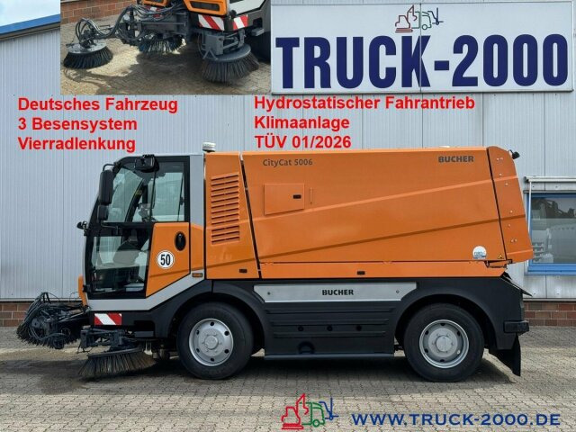 Bucher City Cat 5006 3Besen Sweeper 4 Radlenkung - Veegwagen: afbeelding 1 Bucher City Cat 5006 3Besen Sweeper 4 Radlenkung - Veegwagen: afbeelding 1