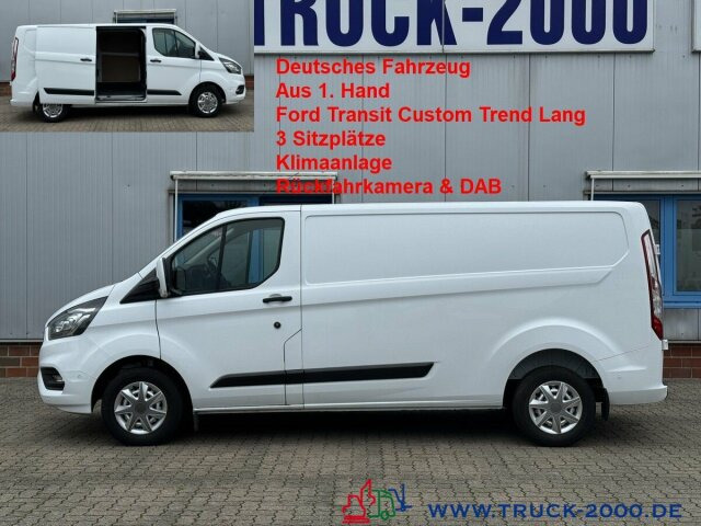 Ford Transit Custom Lang Trend 3Sitzer + Klima + DAB - Kleine bestelwagen: afbeelding 1 Ford Transit Custom Lang Trend 3Sitzer + Klima + DAB - Kleine bestelwagen: afbeelding 1