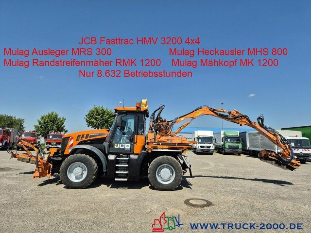 JCB Fastrac inklusive 4x4 Mulag Front + Heck Mäher - Tractor: afbeelding 1 JCB Fastrac inklusive 4x4 Mulag Front + Heck Mäher - Tractor: afbeelding 1