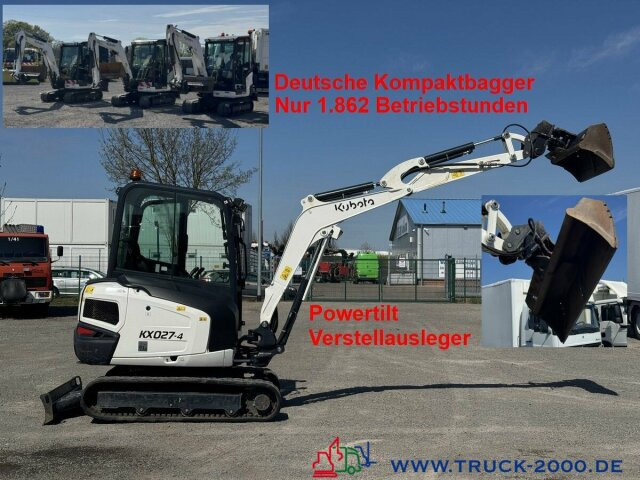 Kubota Kubota KX027-4 GL Verstellausleger + Powertilt - Minigraafmachine: afbeelding 1 Kubota Kubota KX027-4 GL Verstellausleger + Powertilt - Minigraafmachine: afbeelding 1