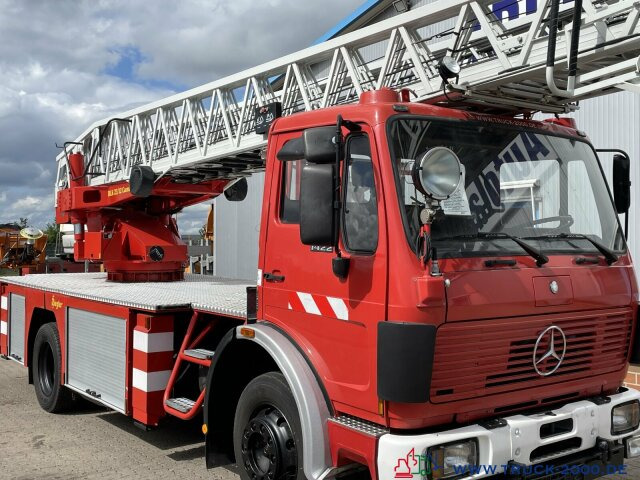 Mercedes-Benz 1422NG Ziegler Feuerwehr Leiter 30m Rettungskorb - Vrachtwagen hoogwerker: afbeelding 5 Mercedes-Benz 1422NG Ziegler Feuerwehr Leiter 30m Rettungskorb - Vrachtwagen hoogwerker: afbeelding 5