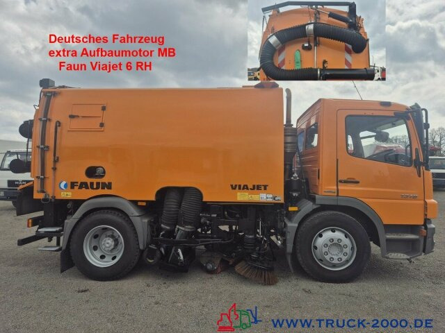 Mercedes-Benz 1518 Faun Viajet 6RH sep.Aufbaumotor Hecksauger - Veegwagen: afbeelding 1 Mercedes-Benz 1518 Faun Viajet 6RH sep.Aufbaumotor Hecksauger - Veegwagen: afbeelding 1