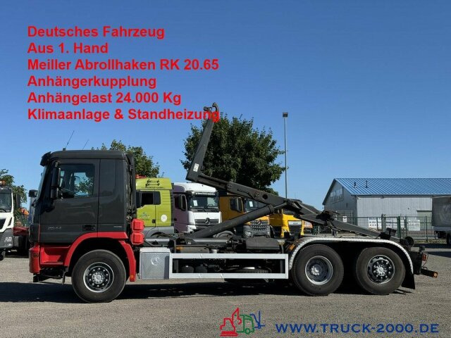 Mercedes-Benz Actros 2544 6x2 Meiller RK 20.65 AHK 24.000 Kg - Haakarmsysteem vrachtwagen: afbeelding 1 Mercedes-Benz Actros 2544 6x2 Meiller RK 20.65 AHK 24.000 Kg - Haakarmsysteem vrachtwagen: afbeelding 1