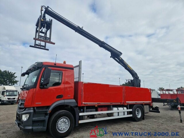 Vrachtwagen met open laadbak, Kraanwagen Mercedes-Benz Arocs 1836 Kran PK15001L 11m=1t. 5+6.Steuerkreis: afbeelding 8