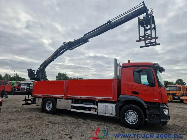 Vrachtwagen met open laadbak, Kraanwagen Mercedes-Benz Arocs 1836 Kran PK15001L 11m=1t. 5+6.Steuerkreis: afbeelding 9