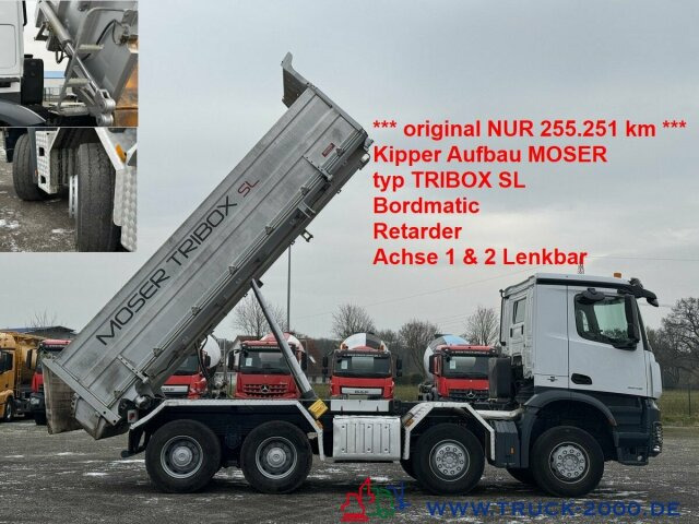 Mercedes-Benz Arocs 3248 8x4/4 Moser 3 Seiten Kipper Retarder - Kipper vrachtwagen: afbeelding 1 Mercedes-Benz Arocs 3248 8x4/4 Moser 3 Seiten Kipper Retarder - Kipper vrachtwagen: afbeelding 1