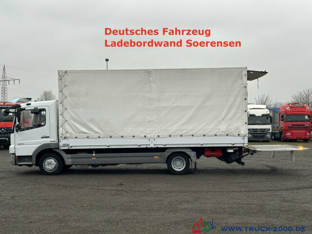 Mercedes-Benz Atego 816 Pritsche Plane LBW Original 113.559km - Schuifzeilen vrachtwagen: afbeelding 1 Mercedes-Benz Atego 816 Pritsche Plane LBW Original 113.559km - Schuifzeilen vrachtwagen: afbeelding 1