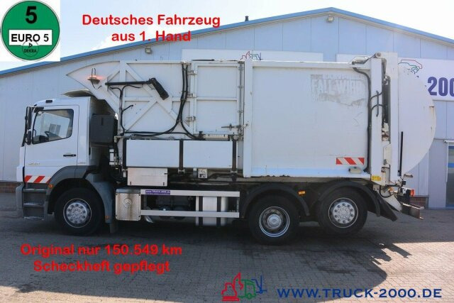 Mercedes-Benz Axor 2529 Faun Überkopf Frontlader 25 m³ 1.Hand - Vuilniswagen: afbeelding 1 Mercedes-Benz Axor 2529 Faun Überkopf Frontlader 25 m³ 1.Hand - Vuilniswagen: afbeelding 1