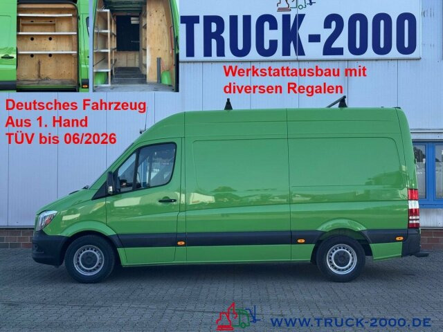 Mercedes-Benz Sprinter 316 Hoch + Lang + Werkstattausbau Klima - Gesloten bestelwagen: afbeelding 1 Mercedes-Benz Sprinter 316 Hoch + Lang + Werkstattausbau Klima - Gesloten bestelwagen: afbeelding 1