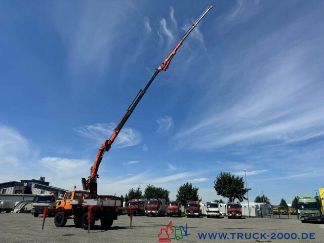 Unimog U1700 Kran PK16000 + Jib Höhe 22,50m + Winde - Kraanwagen: afbeelding 3 Unimog U1700 Kran PK16000 + Jib Höhe 22,50m + Winde - Kraanwagen: afbeelding 3