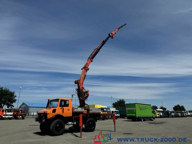 Unimog U1700 Kran PK16000 + Jib Höhe 22,50m + Winde - Kraanwagen: afbeelding 4 Unimog U1700 Kran PK16000 + Jib Höhe 22,50m + Winde - Kraanwagen: afbeelding 4